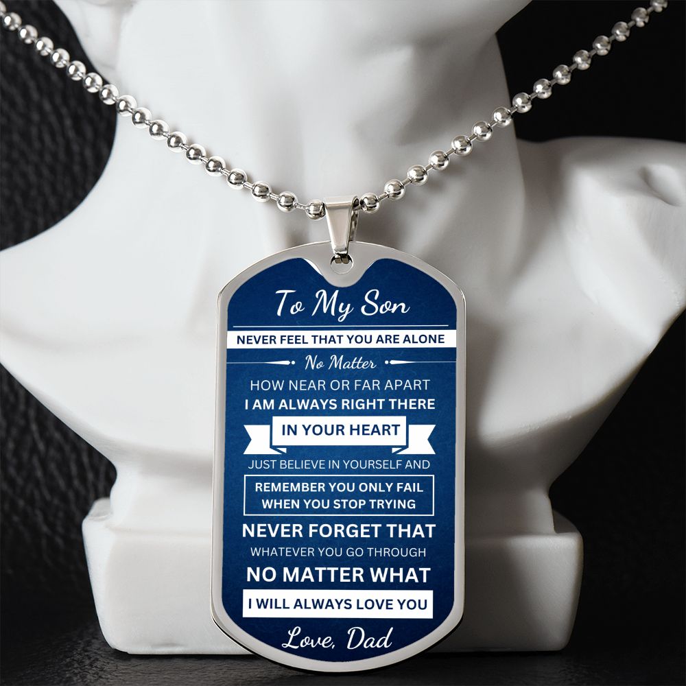 To My Son - In Your Heart - The Jewelry Page