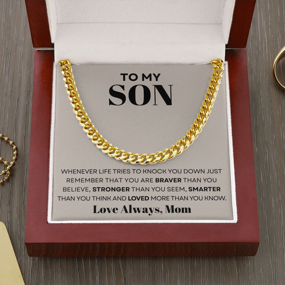 To My Son - Just Remember - The Jewelry Page