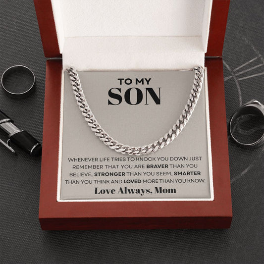 To My Son - Just Remember - The Jewelry Page