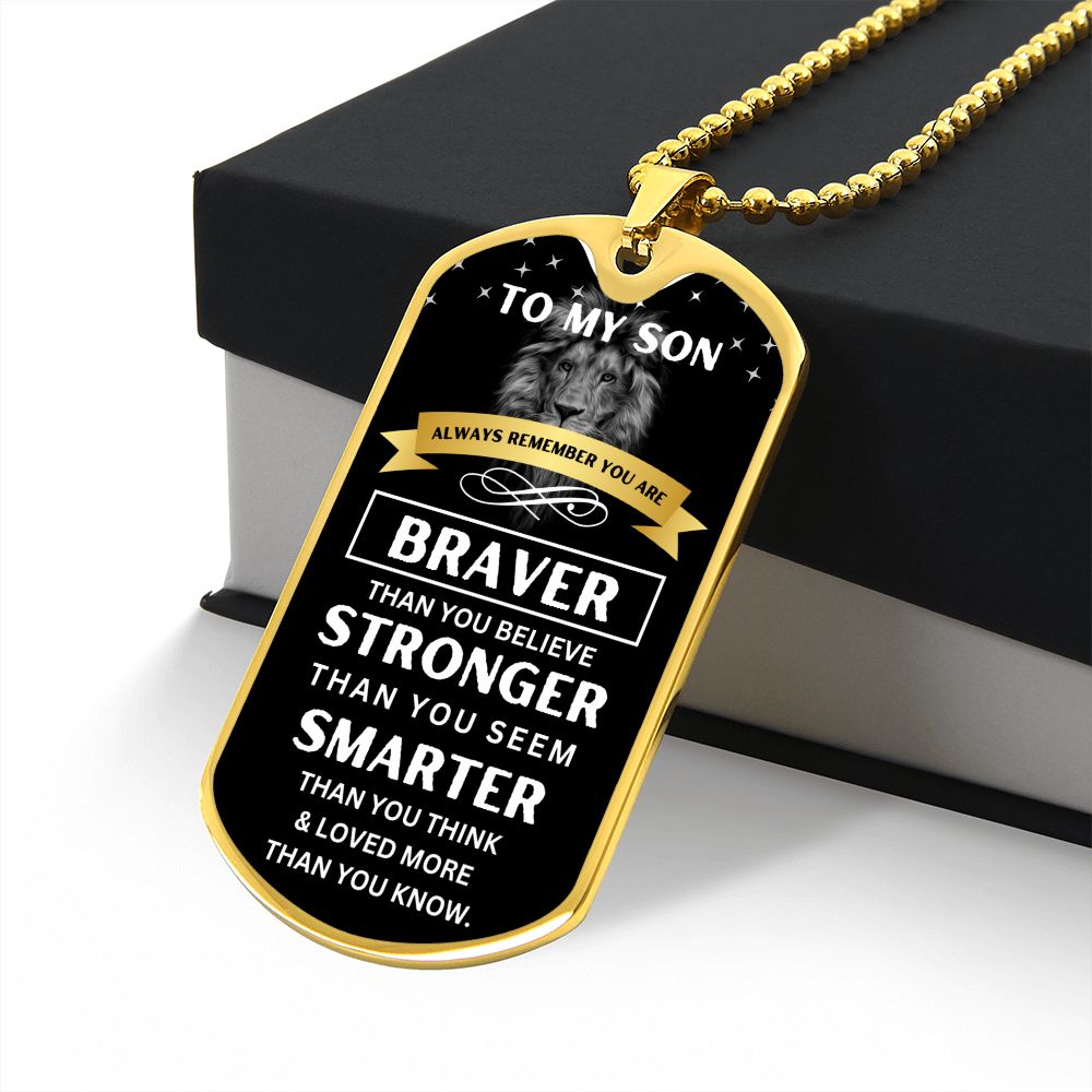 To My Son - You Are Braver Than Believe - The Jewelry Page