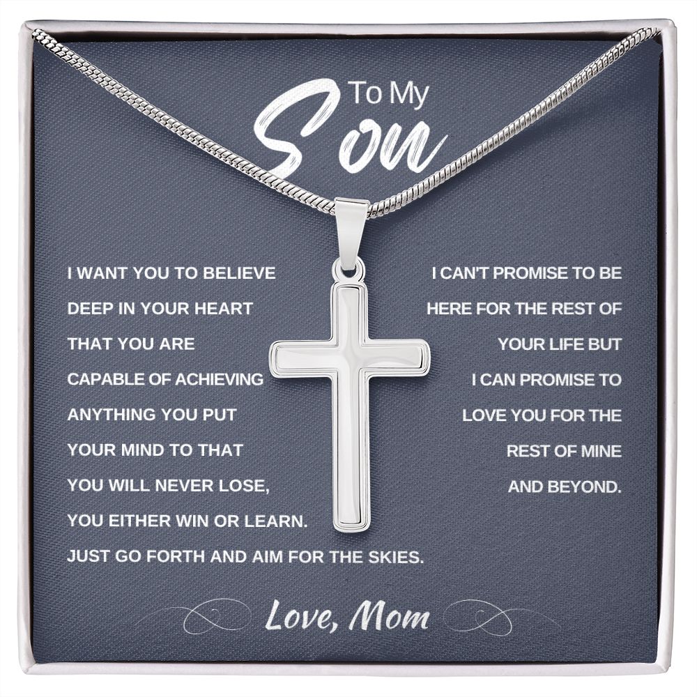 To My Son - You Will Never Lose - The Jewelry Page