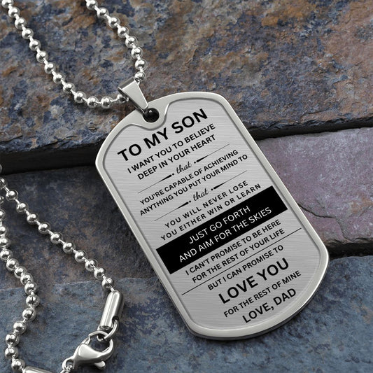 To My Son - You're Capable Of Achieving Anything - The Jewelry Page