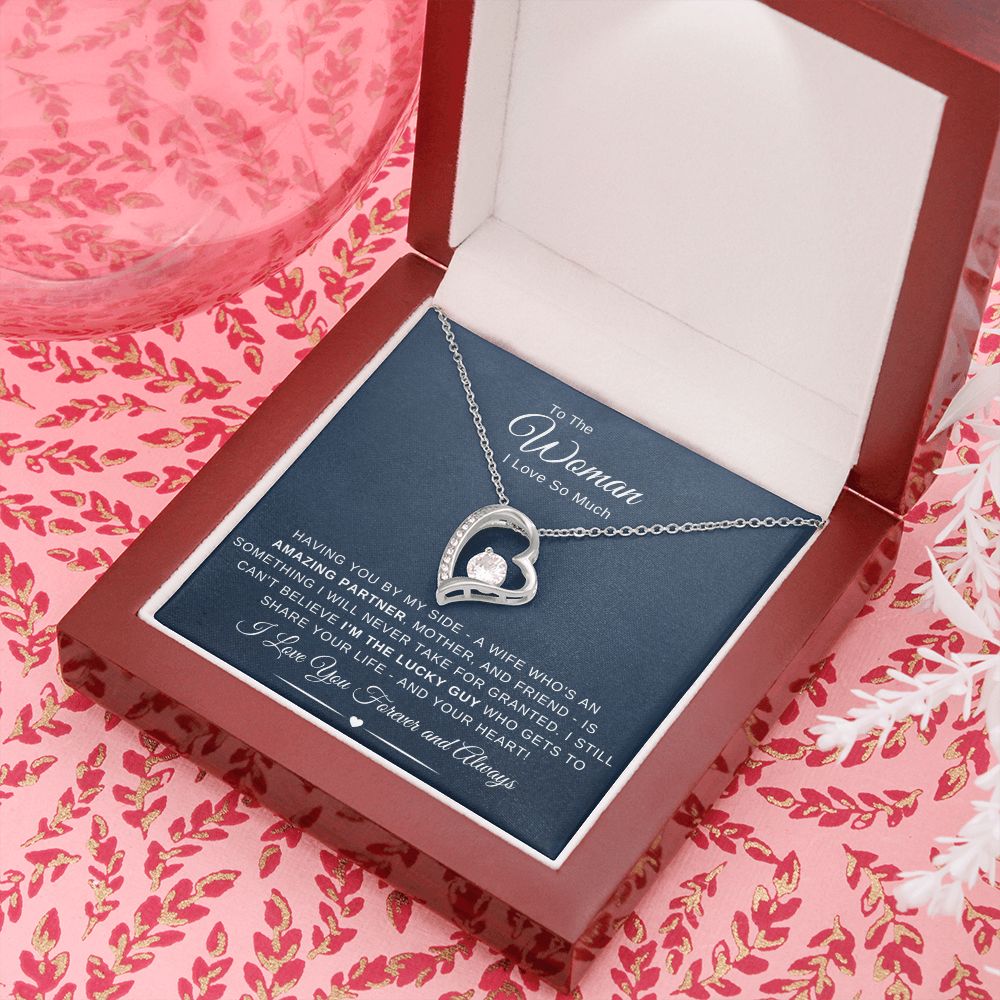 To The Woman I Love So Much - Having You By My Side - Navy Blue - The Jewelry Page